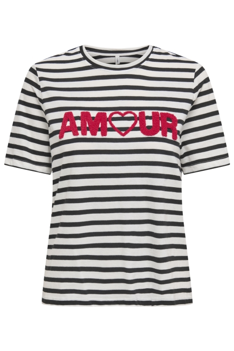 Only onlkiko life s/s o-neck terry top c
